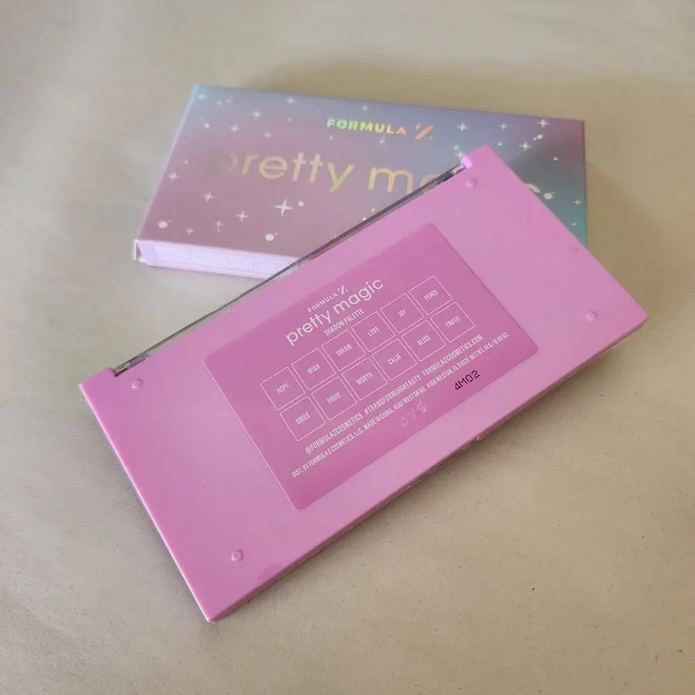 Formula Z Pretty Magic Eyeshadow Palette 12 Shades Mattes To Sparkling Metallics